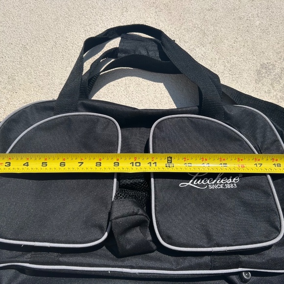 Lucchese Small Black Travel or Overnight Duffle Bag - Picture 4 of 6